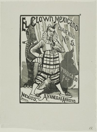Clown Messicano, n. 5 da José Guadalupe Posada