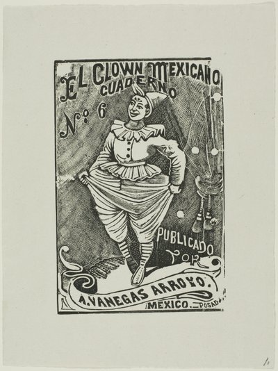 Clown messicano, n. 6 da José Guadalupe Posada