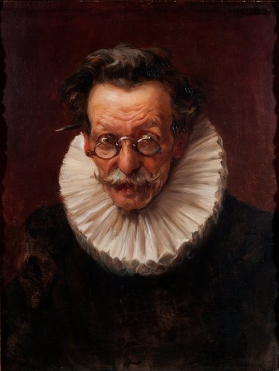 Ritratto di un uomo anziano vestito nello stile del regno di Filippo IV da José Llaneces