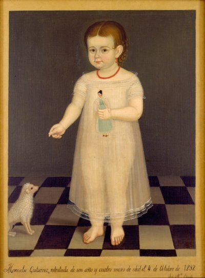 Ritratto di Manuela Gutiérrez da José María Estrada
