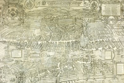 Veduta di Zurigo, 1576 da Jos Murer