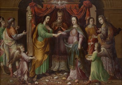 Il matrimonio della Vergine, ca. 1690 da José Sánchez
