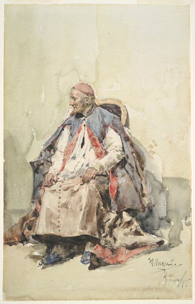 Ritratto di un cardinale da José Villegas Cordero