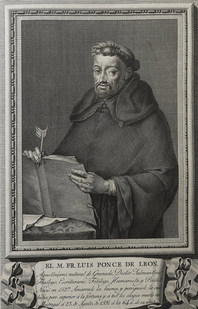 Ritratto di Fray Luis de Leon, 1791 da Jose (after) Maea