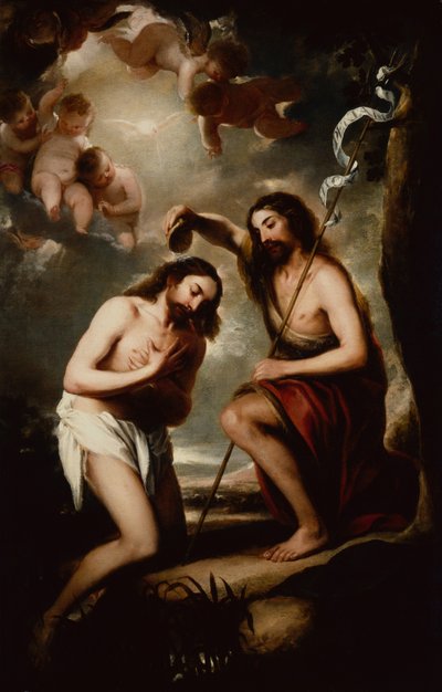Il battesimo di Cristo da José Antolínez
