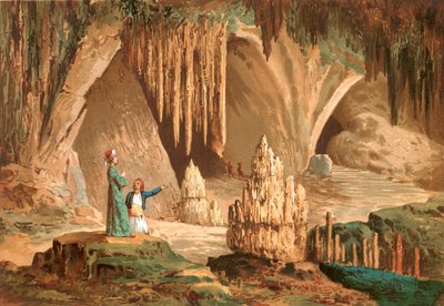 Joseph Pitton de Tournefort visita la grotta di Antiparos in Grecia da Jose Armet Portanell
