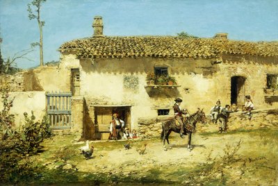 Una Fattoria Spagnola da Jose Benlliure y Gil