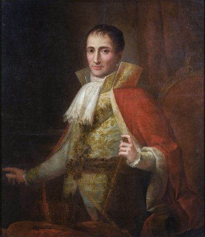 Ritratto di Giuseppe Bonaparte, re di Spagna nel 1808 da Jose Bernat Flaugier