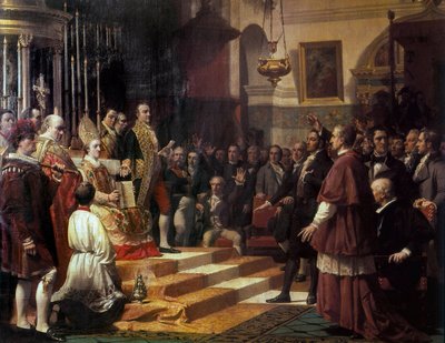 Il giuramento delle Cortes di Cadice nel 1810 da Jose Casado del Alisal
