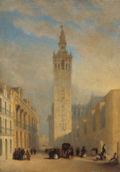 La Giralda vista da Calle Placentines da José Domínguez Bécquer