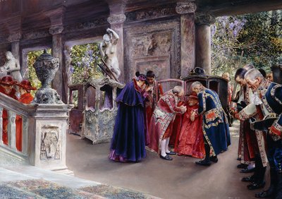 La visita del cardinale da Jose Gallegos Arnosa