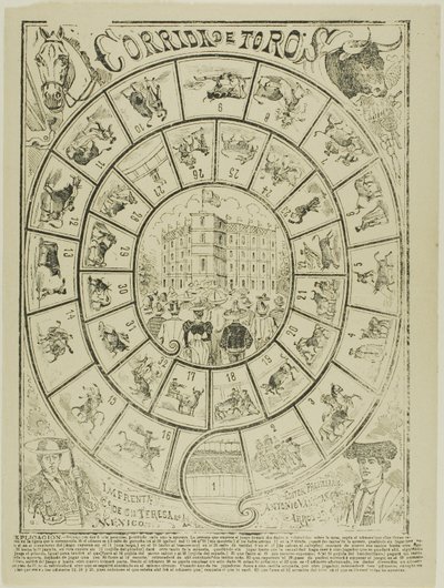 Gioco di dadi alla corrida da José Guadalupe Posada