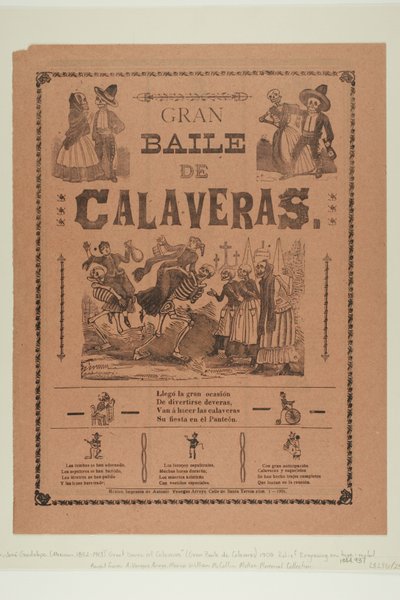 Großer Ball der Calaveras da José Guadalupe Posada