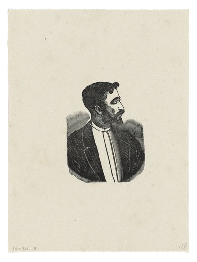 Ritratto, c.1888-1913 da José Guadalupe Posada