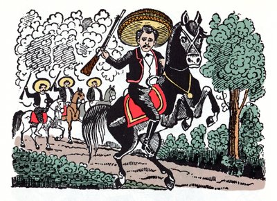 Romero Macario - La Rivoluzione Messicana (1910-1920) (xilografia di Jose Guadalupe Posada) da José Guadalupe Posada