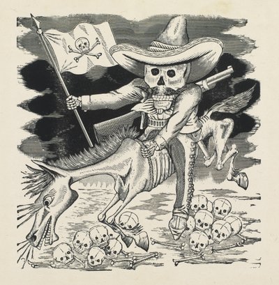 Il grande teschio di Emiliano Zapata da José Guadalupe Posada