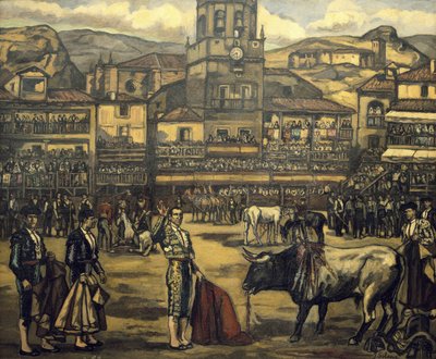 Combattimento di tori a Ronda (Capea en Ronda) da Jose Gutierrez Solana