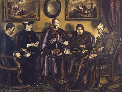 La visita del vescovo (1926) da Jose Gutierrez Solana