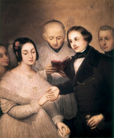 Il matrimonio romantico da José Gutiérrez de la Vega