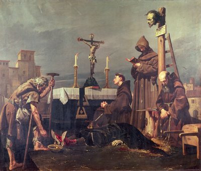 Decapitazione di Don Alvaro de Luna da Jose Maria Rodriguez de Losada