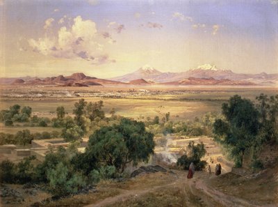 La Valle del Messico dalla Bassa Cresta di Tacubaya da José María Velasco