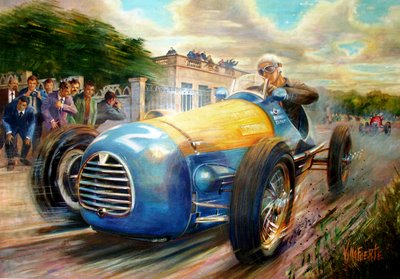 Juan Manuel Fangio Campionato mondiale di Formula Uno da Jose Maria Villafuerte