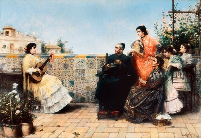 La visita del curato (inizio XX secolo) da Jose Rico y Cejudo
