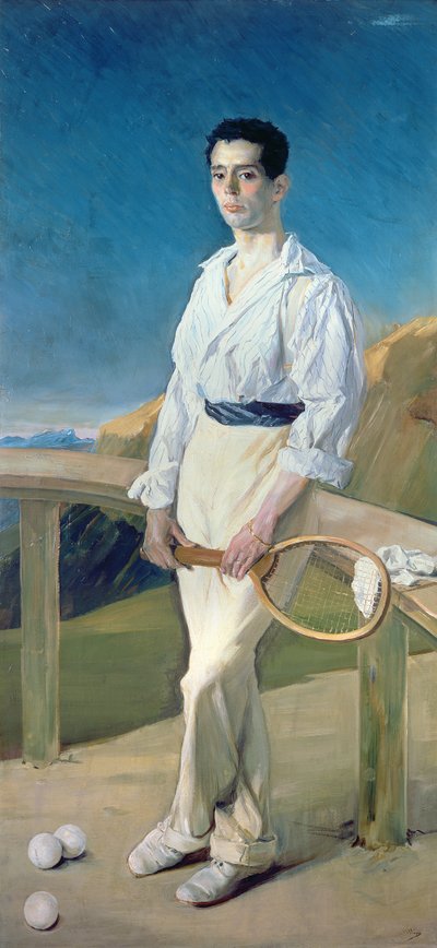 Il giocatore di tennis da Jose Villegas Cordero