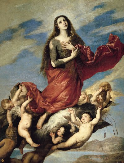 Maria Maddalena Assunta in Cielo da Jose de Ribera