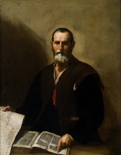 Filosofo Cratete di Tebe da Jose de Ribera