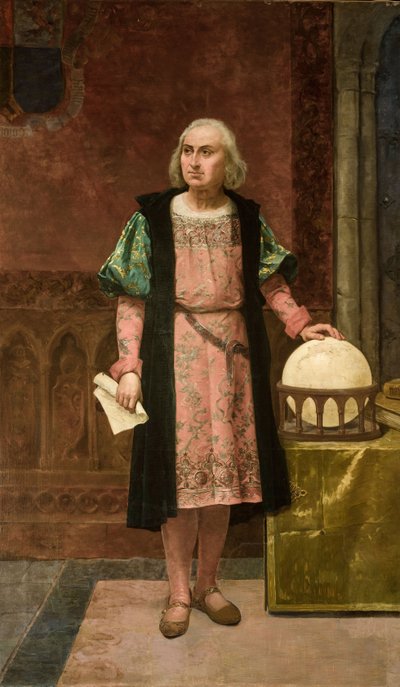 Ritratto di Cristoforo Colombo da Jose de la Vega Marrugal