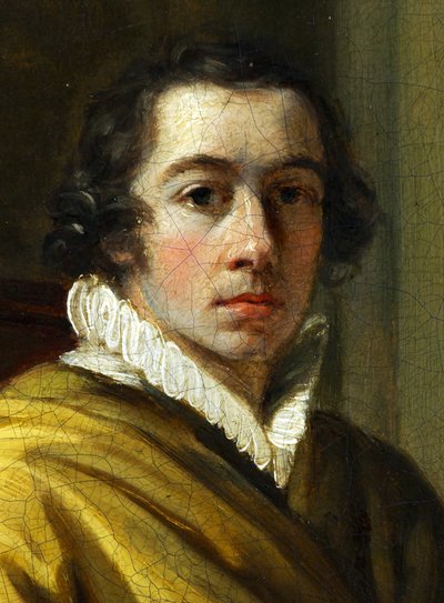 Dettaglio autoritratto da Josef Abel