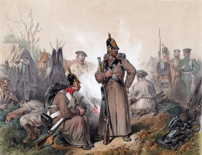 Una scena della guerra d