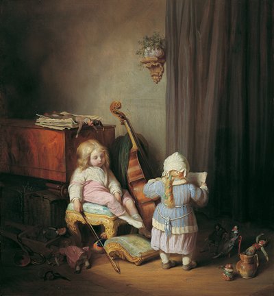 I piccoli virtuosi da Josef Danhauser