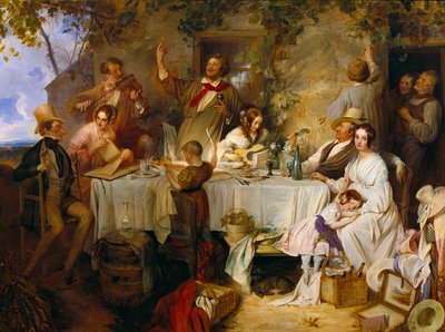 Vino, donne e canto da Josef Danhauser