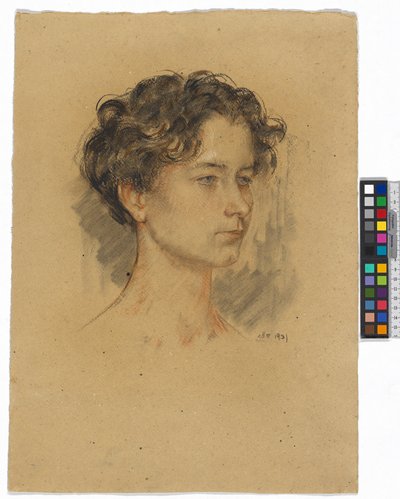 Testa di donna da Josef Engelhart