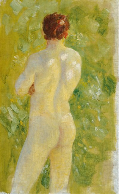 Nudo maschile da Josef Engelhart