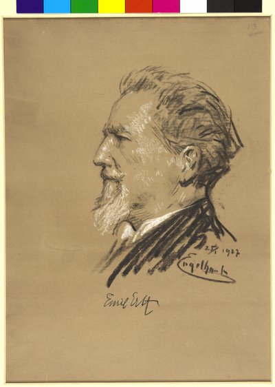 Ritratto di Emil Ertl 1889 da Josef Engelhart