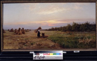 Mietitura nella luce della sera da Josef Evstafievich Krachkovsky