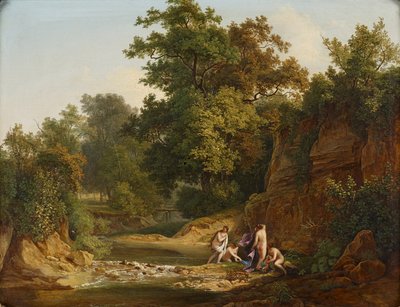 Paesaggio con bagnanti da Josef Feid