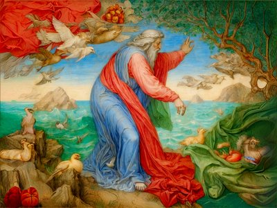 A1_Genesis_05-Creazione di Uccelli e Creature Marine da Josef Johann Michel