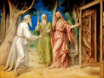 I tre visitatori di Abramo da Josef Johann Michel