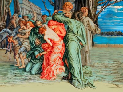 La ribellione di Korah da Josef Johann Michel