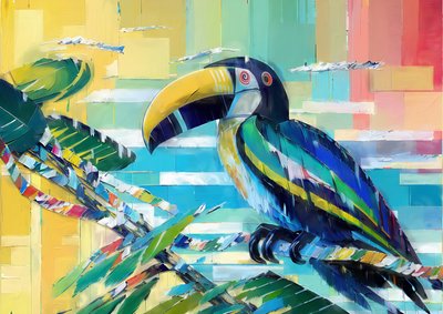 Animali: tucano 1 da Josef Johann Michel