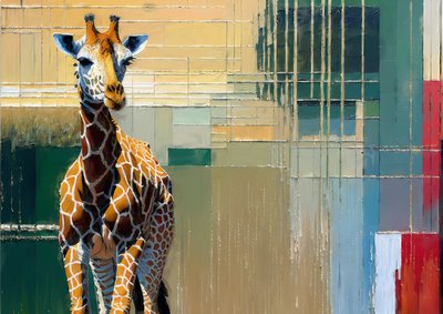Animali: giraffe 4 da Josef Johann Michel