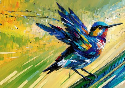Animali: colibrì 3 da Josef Johann Michel
