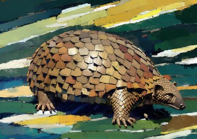 Animali: pangolino 1 da Josef Johann Michel