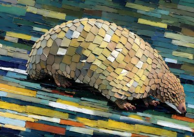 Animali: pangolino 2 da Josef Johann Michel