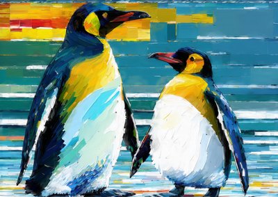 Animali: pinguino 4 da Josef Johann Michel
