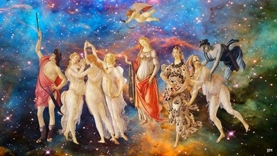JJM-recreate: Botticelli-S_La Primavera+JWST da Josef Johann Michel